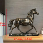 Vintage Bronze Horse Sculpture - Image 2