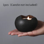 Sculptural Eggshell Candle Holder