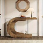 Modern Crescent Console Table - Image 6
