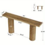 Fluted Oak Console Table - Image 2