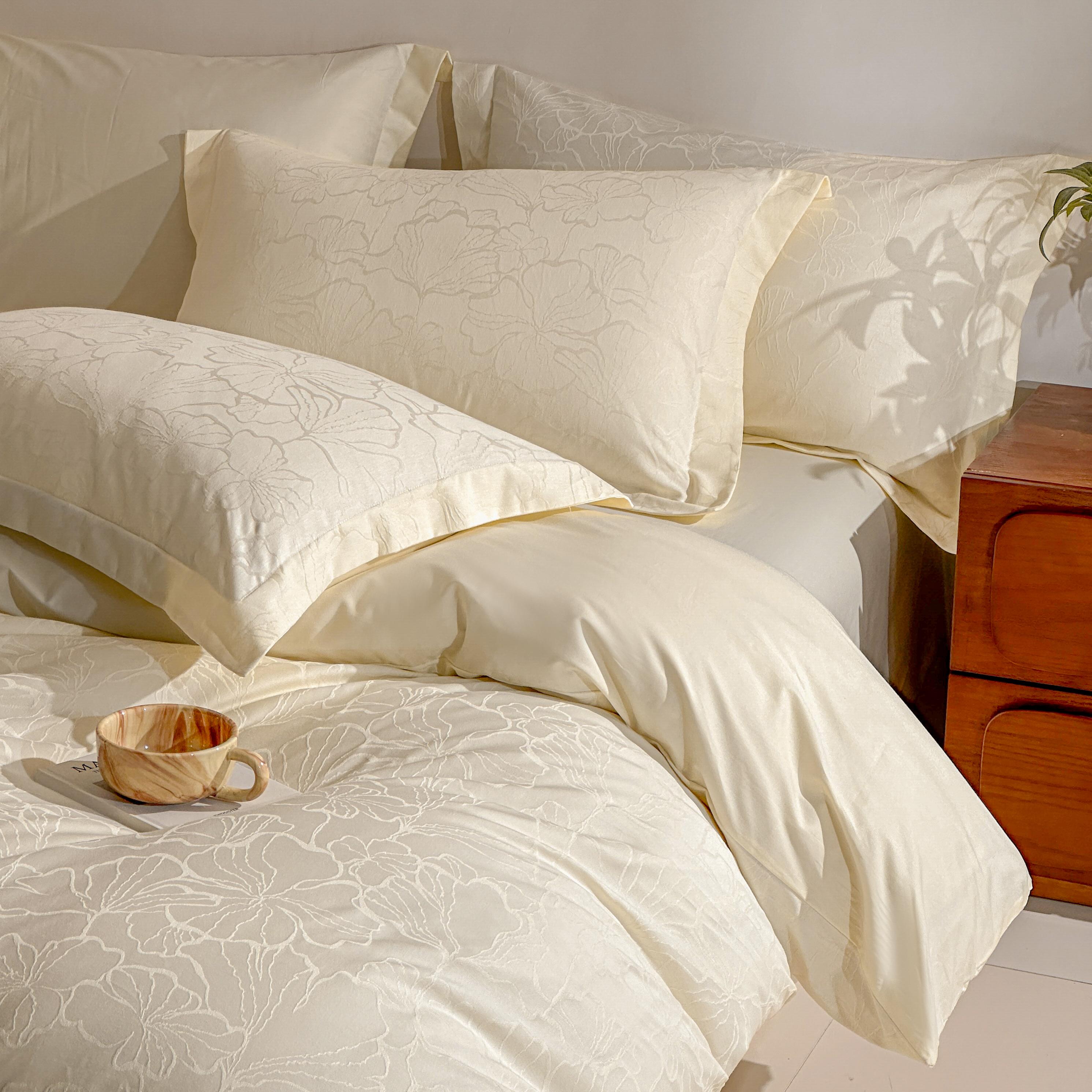 product-open-a66d4117efd34a45a23e8852836f0331-goods Soft Ivory Embroidered Bedding - Image 1
