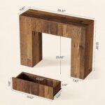 Rustic Waterfall Console Table - Image 2