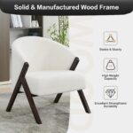Scandinavian Boucle Accent Chair - Image 4