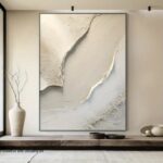 Textured Stone Horizon Canvas - Image 3
