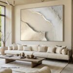 Textured Stone Horizon Canvas