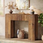 Rustic Waterfall Console Table