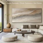 Textured Stone Landscape Canvas - Image 3
