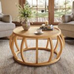 Nordic Sculptural Round Coffee Table - Image 3