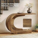 Modern Crescent Console Table - Image 4