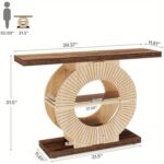 Architectural Circle Console Table - Image 4