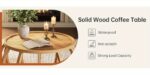 Nordic Sculptural Round Coffee Table - Image 4