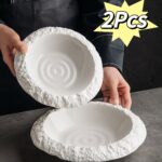 Rock Rim Deep Serving Bowl Set