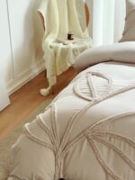 Tufted Leaf Duvet Cover Set - Image 13