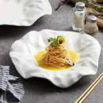 Organic Wave Ceramic Serving Bowl