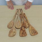 Olive Wood Kitchen Utensil Set - Image 6