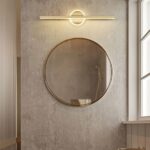 Modern Halo Mirror Wall Light - Image 4