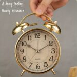 Vintage Gold Twin Bell Clock
