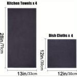 Cotton Waffle Kitchen Towel Set - Image 2