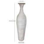 Tall Stone Effect Floor Vase - Image 2