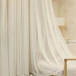French Cream Layered Lace Curtains - Image 5