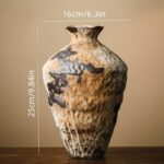 Rustic Artisan Ceramic Vase - Image 3