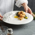 Ocean Wave Ceramic Serving Plate - Image 3