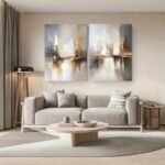 Grand Luxe Golden Horizon Wall Art Set - Image 5