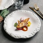 Organic Edge Ceramic Serving Plate - Image 5