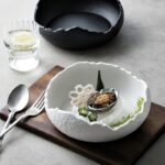 Organic Stone Deep Serving Bowl