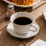 Embossed Ceramic Tea & Coffee Set - Image 3