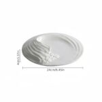 Ocean Wave Ceramic Serving Plate - Image 2