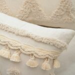 Natural Linen Tassel Cushion Cover - Image 6