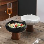 Pedestal Ceramic Serving Bowl