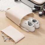 11 Piece Beige Travel Packing Organiser Set for Luggage & Toiletries - Image 10