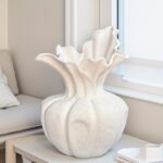Sculpted Ceramic Statement Vase
