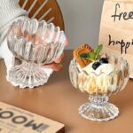 Vintage Glass Dessert Bowl Set