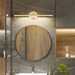 Modern Halo Mirror Wall Light