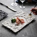 Rock Texture Ceramic Serving Platter - Image 6