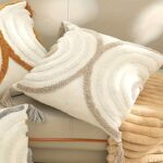 Tufted Lattice Tassel Cushion Cover - Image 7