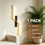 Sculptural Line LED Wall Light - Image 2