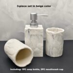 Stone Texture Bathroom Essentials Set - Image 4