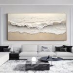 Ocean Horizon Sculpted Wall Art - Image 4