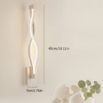 Twisted LED Wall Light