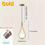 Nordic Luxury Teardrop Pendant Light - Image 4