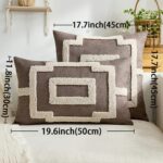 Textured Geometric Cushion Cover - Image 2