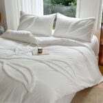 Tufted Leaf Duvet Cover Set - Image 3