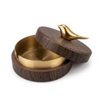Bird Accent Brass Ashtray