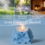 Blue Hydrangea Decorative Candle - Image 4