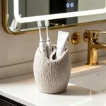 Organic Stone Effect Toothbrush Holder - Image 5
