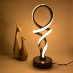Sculptural Infinity LED Accent Lamp